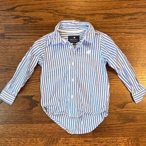 babycottons Striped Button-Down Shirt